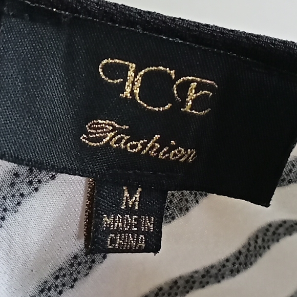 ICE Fashion striped cut out dress size M - Picture 6 of 6